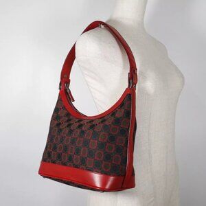Salvatore Ferragamo Gancini Shoulder Bag AU-21/3343 Red canvas Women
